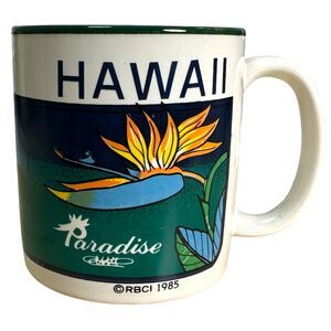 Hilo Hattie Vintage Hawaii Birds of Paradise Mug